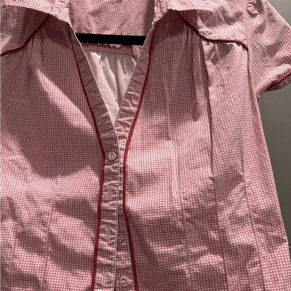 Pink button up tee - Picture 2 of 3